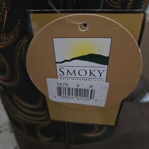 Smoky Mountain Kids Black Boots